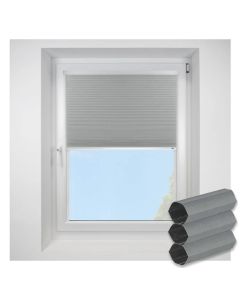 Intu Astral Blackout Pebble Pleated Blind