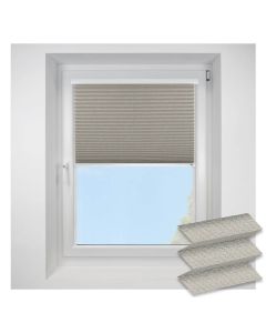Intu Cactus Asc Eco Stone Grey Pleated Blind