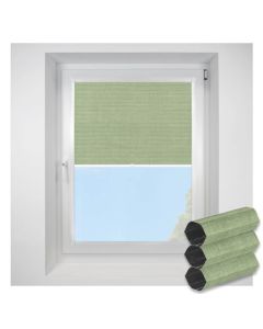 Hive Deluxe Blackout Sage Perfect Fit Pleated Blinds