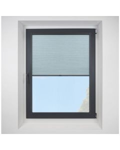 Hive Deluxe Blackout Sky Perfect Fit Pleated Blinds with Anthracite Frame
