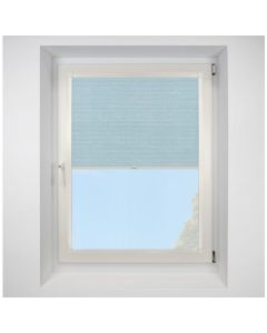 Hive Deluxe Blackout Sky Perfect Fit Pleated Blinds with Cream Frame