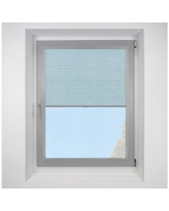 Hive Deluxe Blackout Sky Perfect Fit Pleated Blinds with Silver Frame