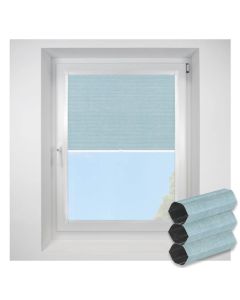Hive Deluxe Blackout Sky Perfect Fit Pleated Blinds