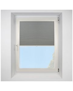 Hive Gratia Granite Perfect Fit Pleated Blinds with Cream Frame