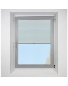 Hive Gratia Sky Perfect Fit Pleated Blinds with Silver Frame