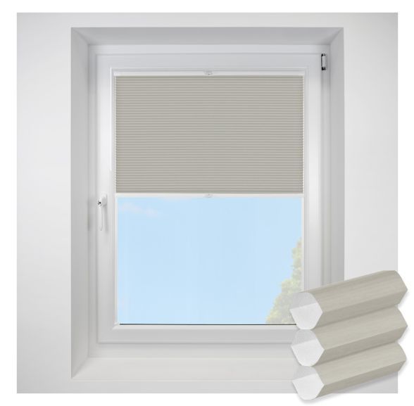 astoria1 Desert Sand FITtoFRAME Honeycomb Pleated Blind
