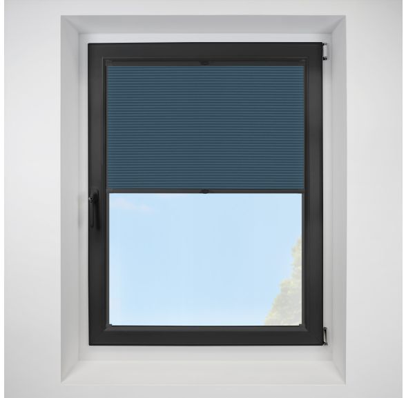 Blenheim Blackout Indigo FITtoFRAME Honeycomb Pleated Blind