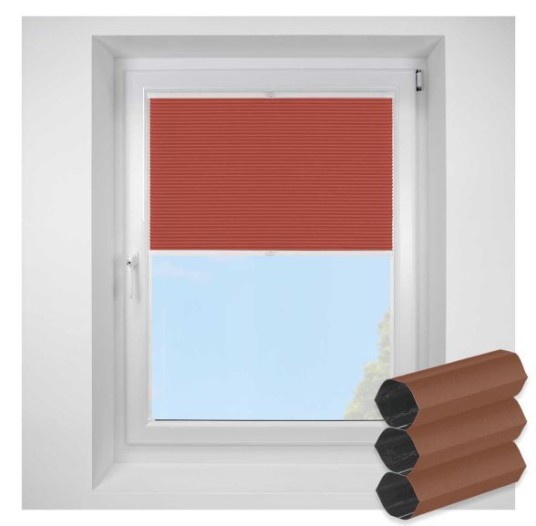 Blenheim Blackout Rouge FITtoFRAME Honeycomb Pleated Blind