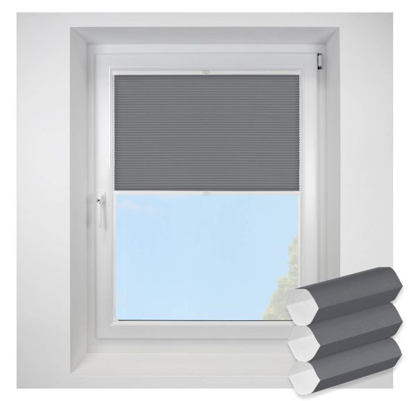 Lexington Anthracite FITtoFRAME Honeycomb Pleated Blind