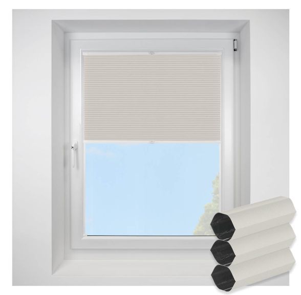 Lexington Blackout Cream FITtoFRAME Honeycomb Pleated Blind