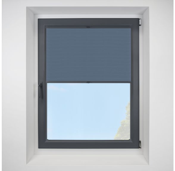 Lexington Blackout Neptune FITtoFRAME Honeycomb Pleated Blind with Anthracite Frame