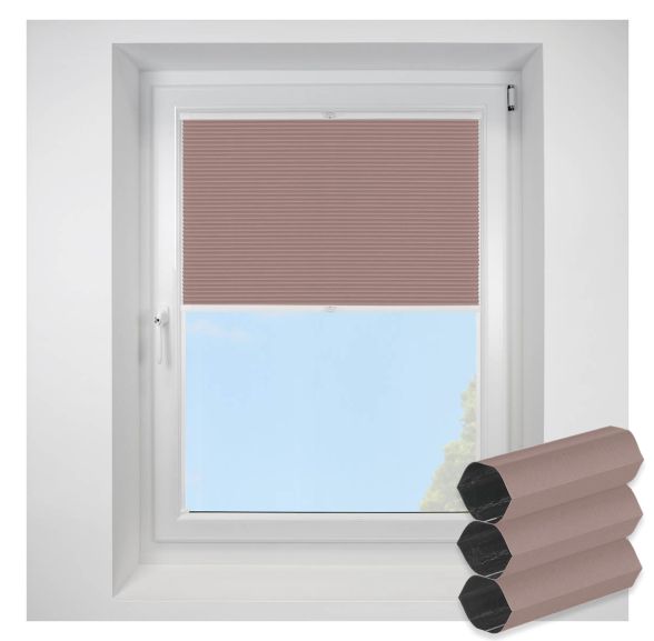 Lexington Blackout orchid FITtoFRAME Honeycomb Pleated Blind Lexington Blackout orchid FITtoFRAME Honeycomb Pleated Blind