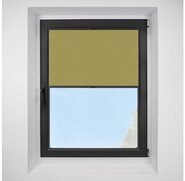 Lexington Blackout saffron FITtoFRAME Honeycomb Pleated Blind