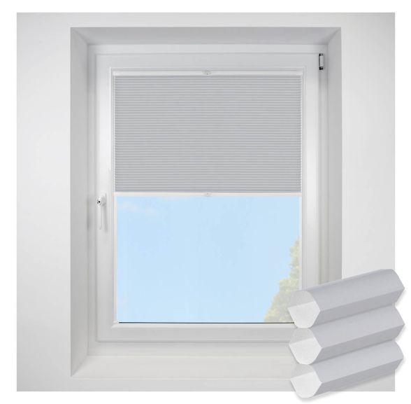 Lexington Dove Grey FITtoFRAME Honeycomb Pleated Blind