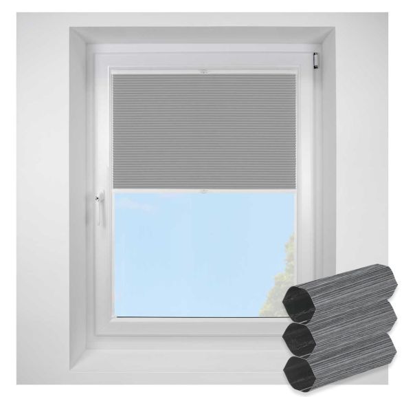 Tribeca Blackout Grey Dawn FITtoFRAME Honeycomb Pleated Blind