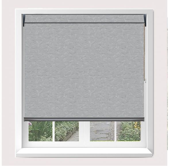 Open Cassette 70 Nordic Asc Silver Roller Blind With Anthracite Cassette