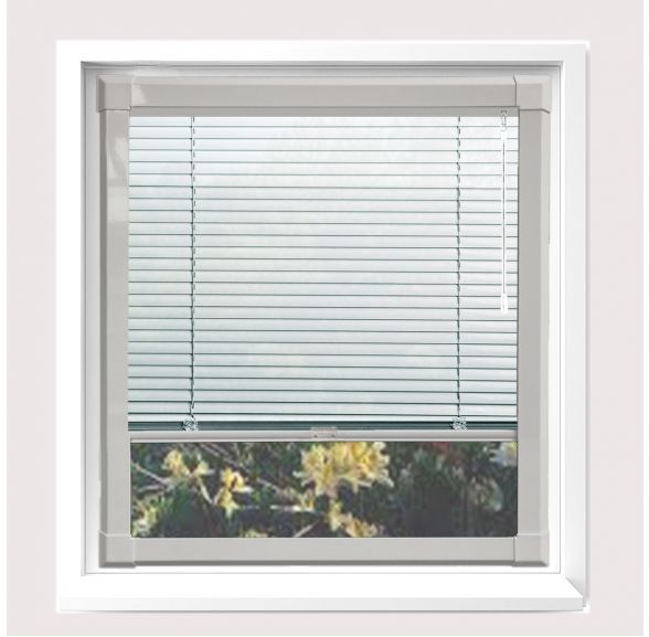 Venetian Perforated Polar White Venetian Perforated Polar White