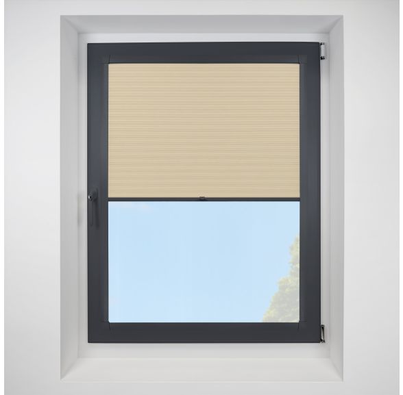 Hive Blackout barley Perfect Fit RollerPleated Blind Hive Blackout barley Perfect Fit RollerPleated Blind