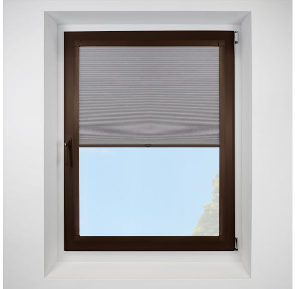 Hive Blackout concrete Perfect Fit RollerPleated Blind