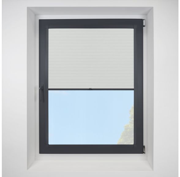 Blackout Fr white Perfect Fit RollerPleated Blind