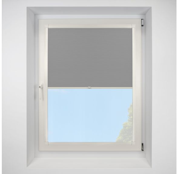 Celeste silver Perfect Fit RollerPleated Blind