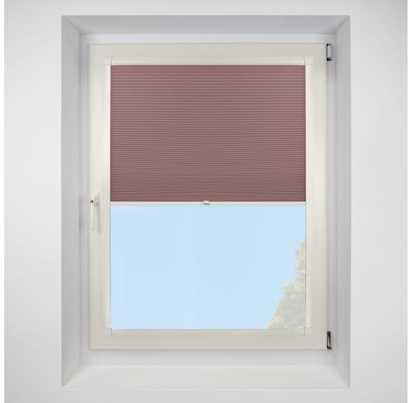 Celeste tuscanred Perfect Fit RollerPleated Blind