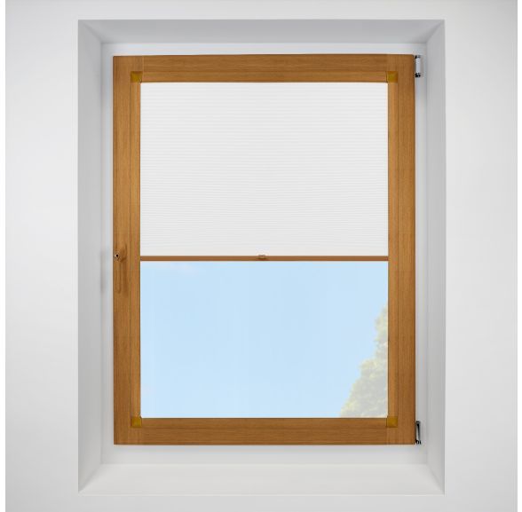 Celeste white Perfect Fit RollerPleated Blind