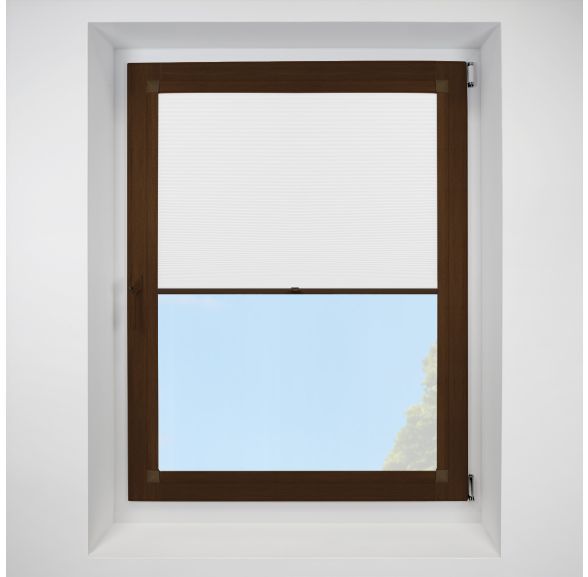 Celeste white Perfect Fit RollerPleated Blind