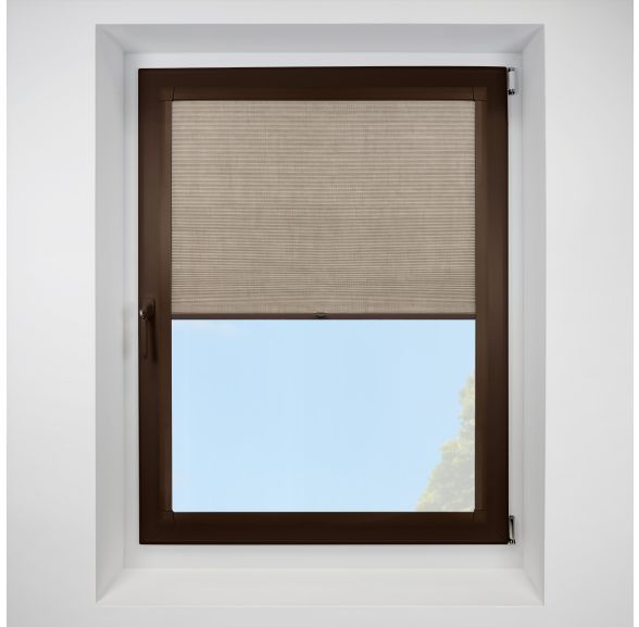 Deluxe Blackout mauve Perfect Fit RollerPleated Blind