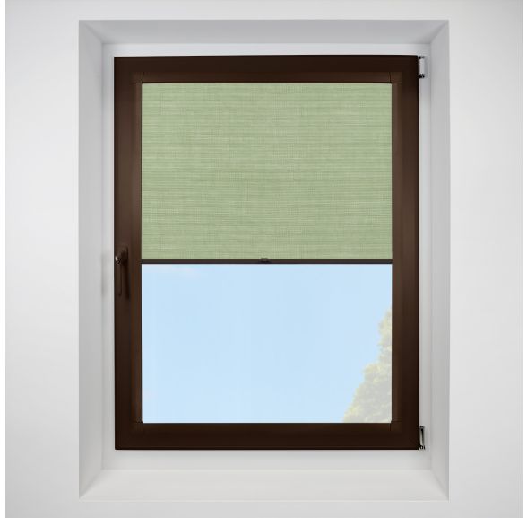 Deluxe Blackout sage Perfect Fit RollerPleated Blind