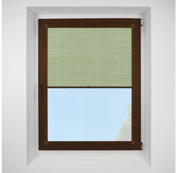 Deluxe Blackout sage Perfect Fit RollerPleated Blind