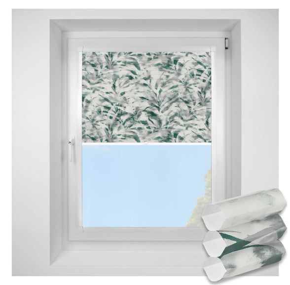 Idole forest-green Perfect Fit RollerPleated Blind