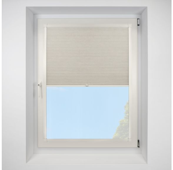 Matrix Blackout cream Perfect Fit RollerPleated Blind Matrix Blackout cream Perfect Fit RollerPleated Blind