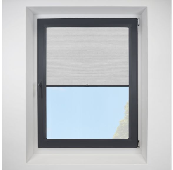 Matrix Blackout silver Perfect Fit RollerPleated Blind Matrix Blackout silver Perfect Fit RollerPleated Blind