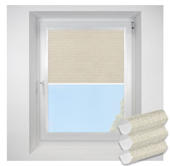Matrix cream Perfect Fit RollerPleated Blind
