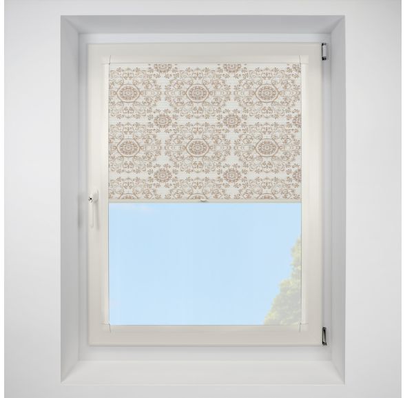 Muse Neutral Perfect Fit RollerPleated Blind