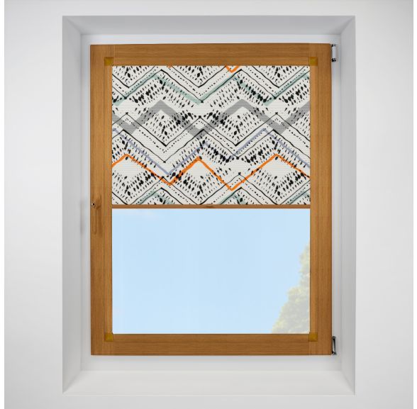 Nirvana black Perfect Fit RollerPleated Blind