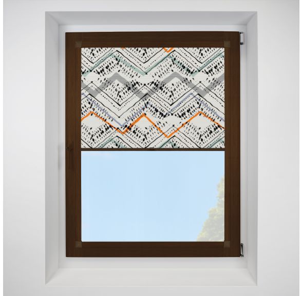 Nirvana black Perfect Fit RollerPleated Blind