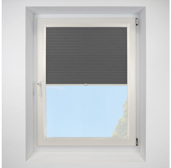 Hive Plain black Perfect Fit RollerPleated Blind