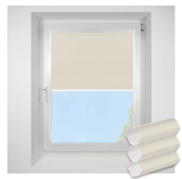 Hive Plain cream Perfect Fit RollerPleated Blind