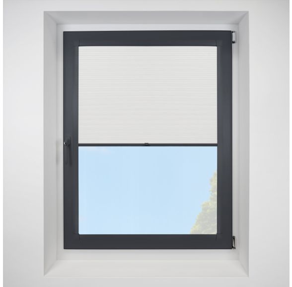 Hive Plain white Perfect Fit RollerPleated Blind Hive Plain white Perfect Fit RollerPleated Blind
