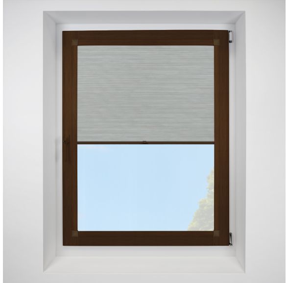 Silkweave ash Perfect Fit RollerPleated Blind