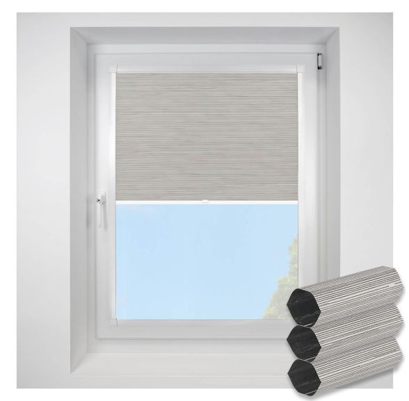 Silkweave Blackout elephant Perfect Fit RollerPleated Blind