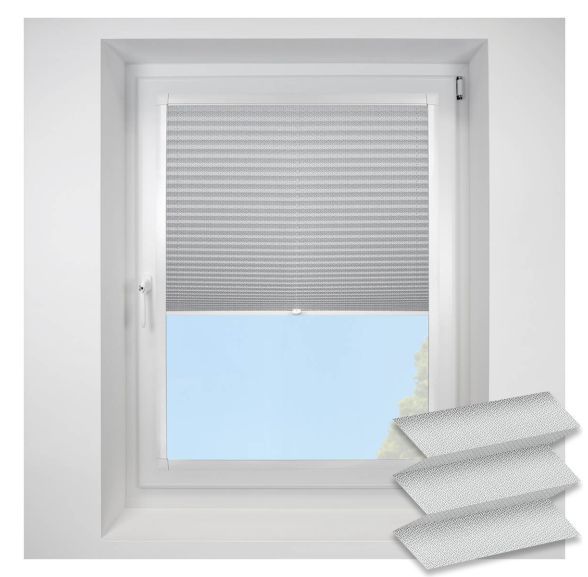 Calia Asc Fr beige Perfect Fit RollerPleated Blind