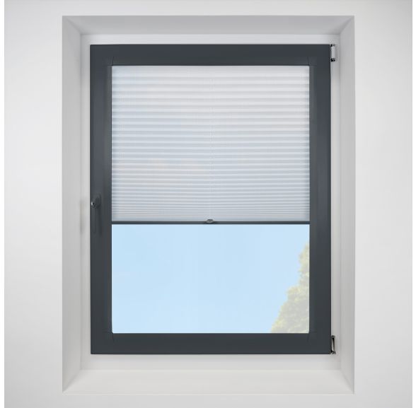 Hampton silver Perfect Fit RollerPleated Blind