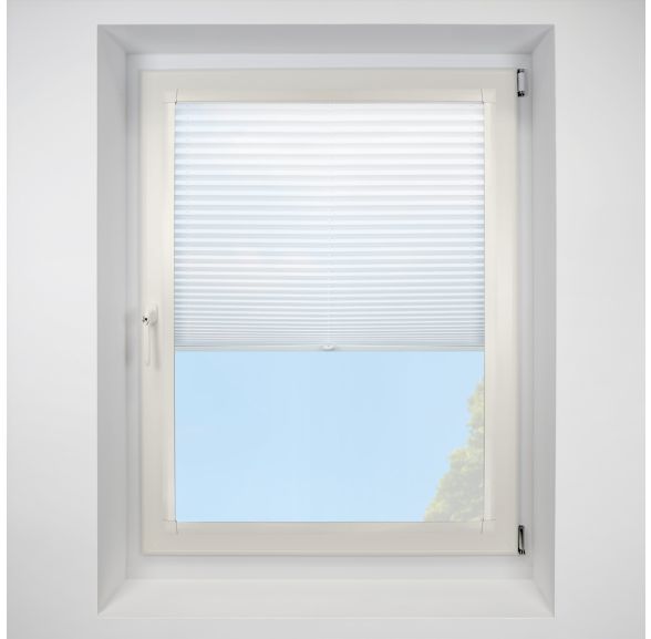 Hampton white Perfect Fit RollerPleated Blind