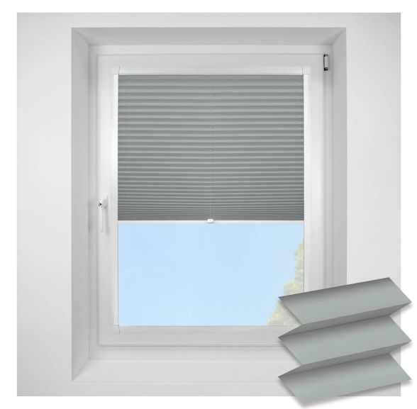 Infusion Asc Pewter Perfect Fit RollerPleated Blind