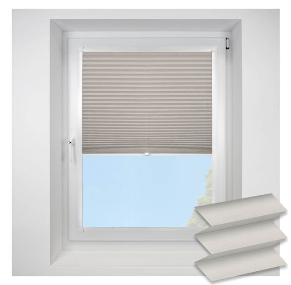 Infusion Asc Stone Grey Perfect Fit RollerPleated Blind