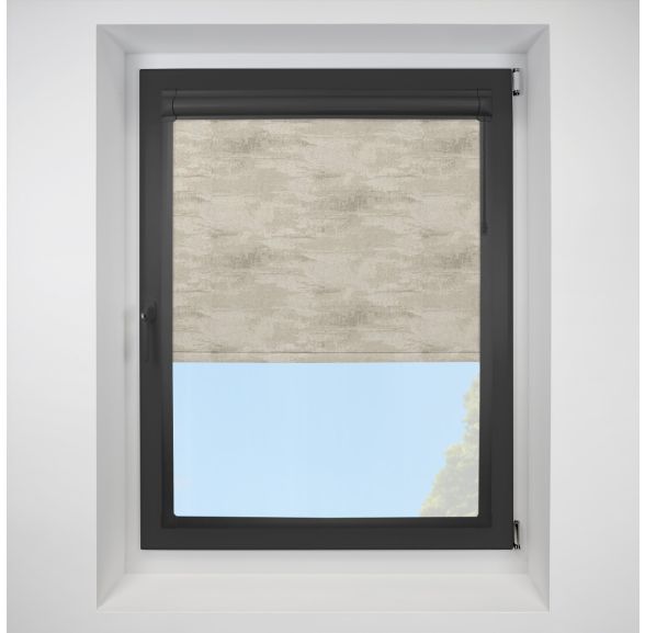 Argent champagne Perfect Fit RollerPleated Blind