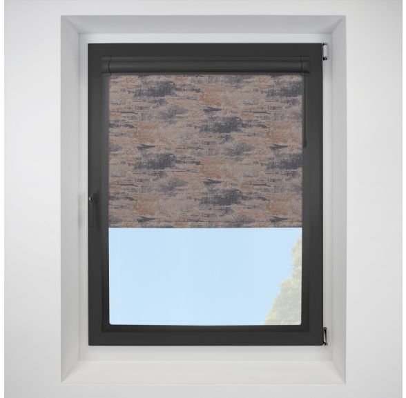 Argent copper Perfect Fit RollerPleated Blind